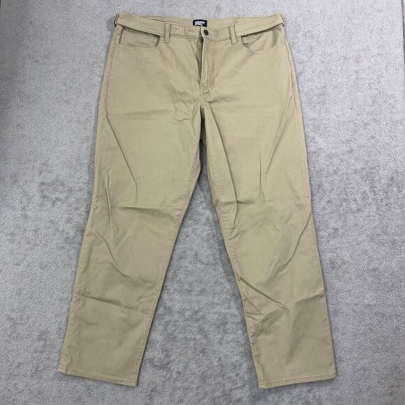 NWOT Lands' End Men's 40 Traditional Fit Khaki Pants Coolmax 5-Pocket - Picture 2 of 9